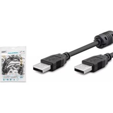 Hadron HDX7532 USB To USB Kablo 1.5m Siyah