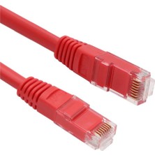 Vcom NP611B-R-5.0 Cat6 5.0mt Kırmızı Utp Patch Kablo