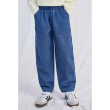 Kot Pantolon 2-8 Yaş Mavi