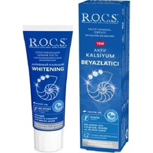 R.O.C.S. Rocs Aktif Kalsiyum Beyazlatıcı Diş Macunu 75 ml