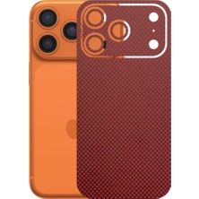 Kapps Iphone 17 Pro ile Uyumlu Fiber Serisi Premium Arka Kapak Kaplama(Kenarlar Yoktur!)