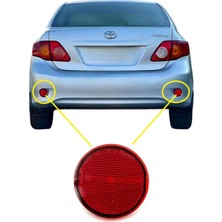 Jakuza Reflektör Tampon Arka Toyota Corolla 2007-2009 / Auris 2010-2012 1 Adet