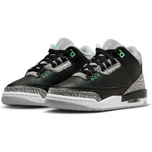Nike Air Jordan 3 Retro Gs Green Glow Siyah Unisex Çocuk Genç Basketbol Ayakkabısı | DM0967-031