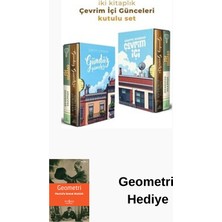 Ephesus Yayınları Çevrim Içi Günceleri Seti - 2 Kitap Takım - Kutulu + Geometri Hediye