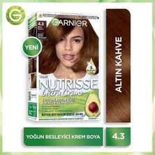 Garnier Nutrisse Yoğun Besleyici Kalıcı Krem Saç Boyası - Altın Kahverengi 4,3