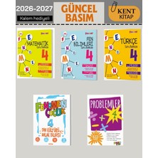 Fenomen Yayıncılık Fenomen Çocuk 4. Sınıf Set Matematik - Türkçe - Fen Bil. - Din Kültürü - Problemler 2026 - 2027 Güncel