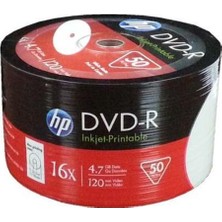 Hp Dvd-R 4,7GB-120MIN 16X 50 Li Shrink