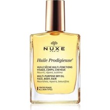 Nuxe Huile Prodigieuse Yüz Vücut Saçlar Için Çok Amaçlı Kuru Yağ 30 ml