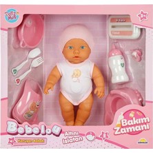 Ozkr Store 3823 Bakım Zamanı Sesli Gülen Ağlayan Bebek 32 cm -Nessiworld