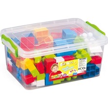Ozkr Store 5213 Oyuncak Sandıkta Büyük Renkli Bloklar 85 Parça
