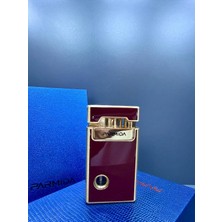 Parmida Gold Detaylı Gazlı Şık Tasarım Rüzgar Geçirmez Çelik Çakmak