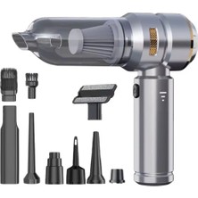 Ozkr Store ST-6659 Plus Kablosuz El Süpürgesi & Hava Üfleme (2'si 1 Arada)