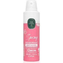 Pudra Kokuya Sahip Eyüp Sabri Tuncer Soft Kadın Deodorant 200 ml Vegan ve Dermatolojik Olarak Test Edilmiş