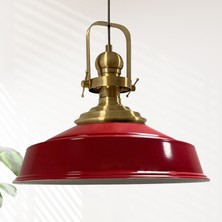 Bamyum Asaletli Eskitme Long Knob Başlık Retro Sarkıt Lamba Restoran Salon Aydınlatma