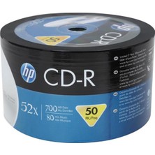 Hp Cd-R 700MB-80MIN 52X 50 Li Shrink