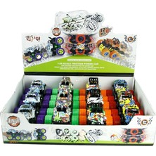 Ozkr Store JW567-126 Sürtmeli 1:36 Desenli Büyük Teker