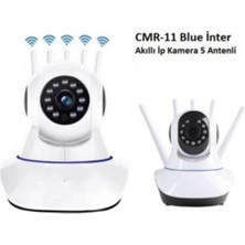 Ozkr Store INT-CMR11 5 Antenli Wifi Güvenlik Kamerası 360°