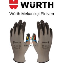 Würth Iş Güvenliği Eldiveni Mekanikçi Siyah No 9/l