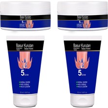 Basurkurutan Masaj Kremi 2şerli Set E Vitaminli Aslanpençesi Kestane Hellebore Çiçek Esktarları (50 Ml) Tüp&kavanoz