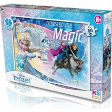 Mabelme Store FRZ709 Frozen 50 Parça Çocuk Puzzle -Ks Puzzle