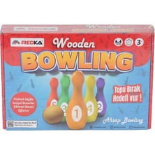 Mabelme Store 5821 Redka -Wooden Bowling