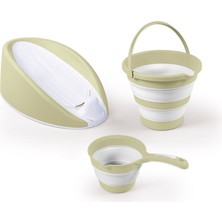 Mabelme Store 7571 Üçlü Bebek Banyo Seti- Eco Green