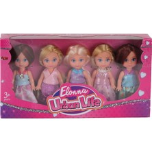 Mabelme Store WG-67005 Kutulu 3 5ınch 5 Lı Bebek