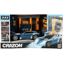 Mabelme Store 41627 Sun-Zhc-Crn-Rc Araba Benzin Istasyonlu Duman Püsk 2 4ghz Ses Işık
