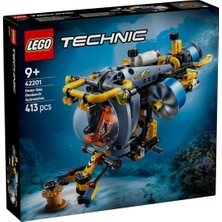 Mabelme Store 42201 LEGO Technic Derin Deniz Araştırma Denizaltısı 413 Parça +9 Yaş
