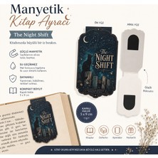 Tişört Kodu The Night Shift Manyetik Kitap Ayracı – Su Geçirmez Mat Kaplama | 5 × 9 cm