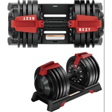 Bezt Premium Sports Ayarlanabilir Dambıl seti 24KG (Kırmızı)
