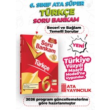 Ata Yayıncılık 6. Sınıf Türkçe Ata Süper Soru Bankam Yeni