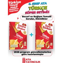 Ata Yayıncılık 6. Sınıf Türkçe Süper Set Soru Bankam + Çalışma Kitabım Yeni