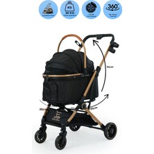 Electron Kedi Köpek Arabası & Puseti – Katlanabilir Evcil Hayvan Taşıma Arabası | Pet Stroller | 803-2