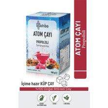 NutriBio Atom Çayı 150 gr - Propolisli Özel Karışım Küp