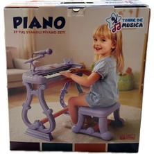 Mabelme Store URT033-003 Ayaklı 37 Tuş Piano Org - Lila
