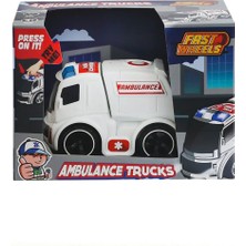 Mabelme Store ER-247 Fast Wheels Ambulans Kamyonu -Erdem Oyuncak