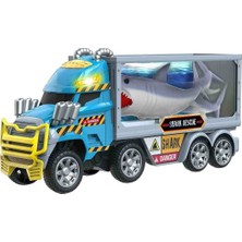 Mabelme Store 72841 Sun-Htı-Tmz-Motorize Araba Köpek Balığı Kurtarıcısı Müzik Işık Fw
