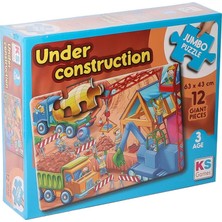 KSB Store Jp 314004 Under Construction Jumbo Puzzle 12 Parça