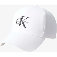 Calvin Klein Kadın Ck Logo Işlemeli Ayarlanabilir Tokalı Beyaz1 Şapka LV04K5026G-7KR