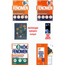Fenomen Yayıncılık 8.sınıf Matematik A+B +Kök Soru Bankası ve Yaprak Test Motivasyon Ajandası Hediyeli 2026