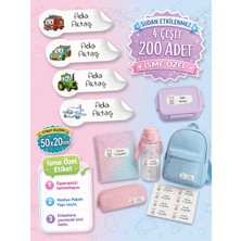 Özel Isminiz Yazılı Okul Etiketi-Seri1