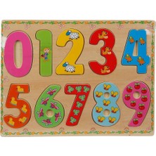 Ozkr Store 5215 -Wooden Puzzle Numbers 10 Parça