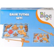 Ozkr Store BLG-104 Ahşap Balık Tutma Oyunu