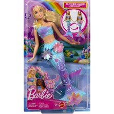 Ozkr Store JDM72 Barbie Büyülü Çiçekler Deniz Kızı - Flower Magic Mermaid