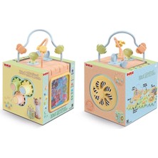 Ozkr Store 5192 Eğitici Küp ve Puzzle 2ın1 -Dolu Oyuncak