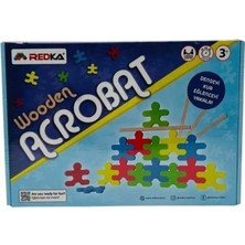 Ozkr Store RD5684 Redka Wooden Acrobat