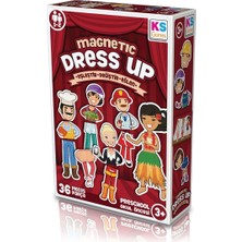 Ozkr Store MD174 Ks, Magnetic Dress Up - Eşleştir・değiştir・eğlen / +3 Yaş