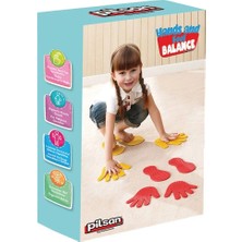 Ozkr Store 03 707 El ve Ayak Denge Oyunu Kırmızı-Sarı-Mavi