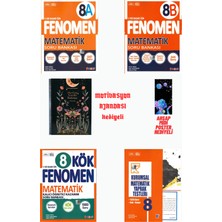Fenomen Yayıncılık 8.sınıf Matematik A+B +Kök Soru Bankası ve Yaprak Test Motivasyon Ajandası Hediyeli 2026